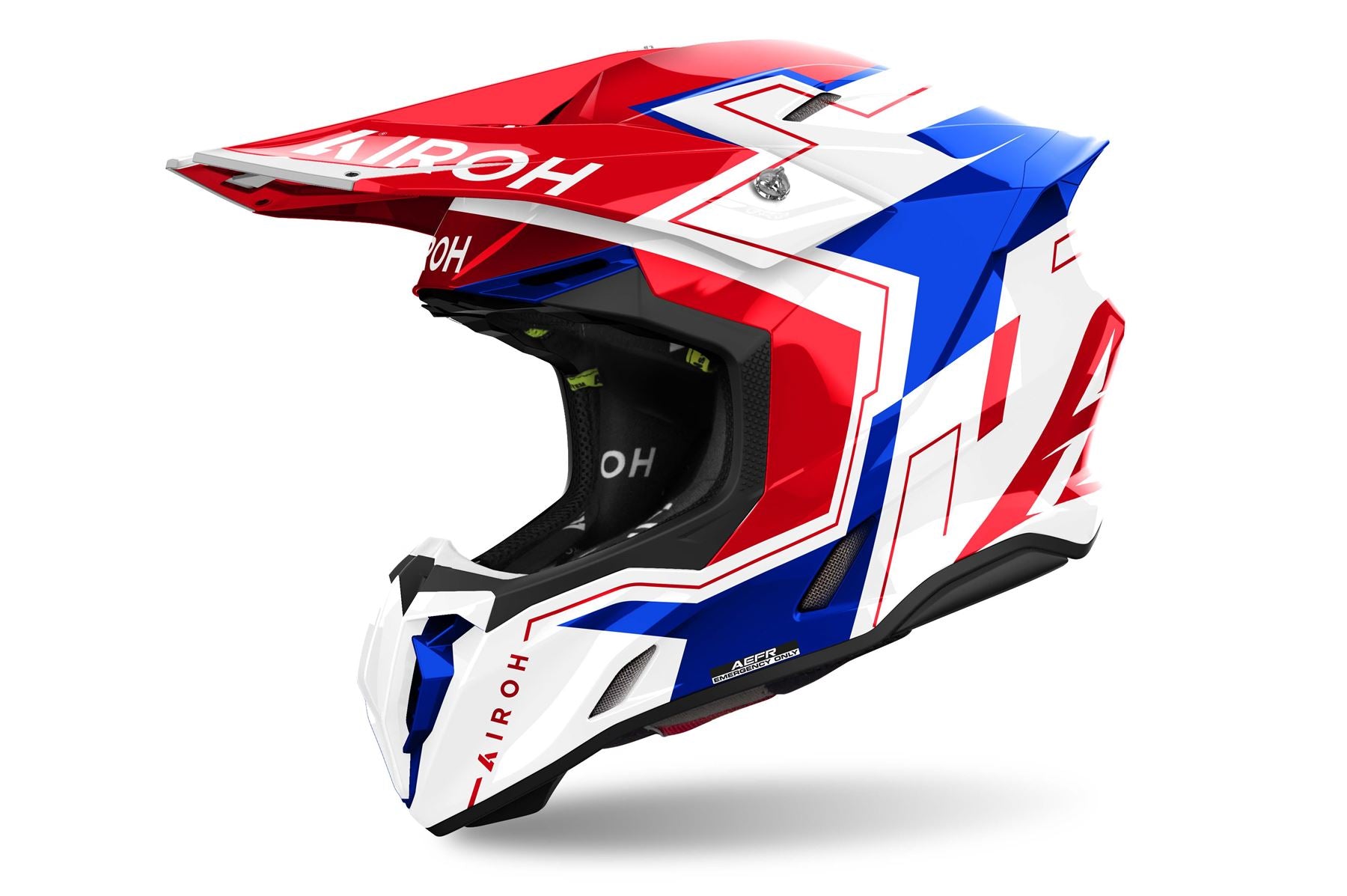 Airoh Helmet 2024 Twist 3 Dizzy Blue Red Gloss